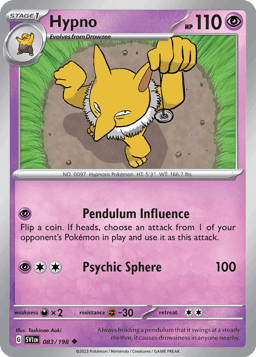 Hypno (Reverse Holofoil • NM)