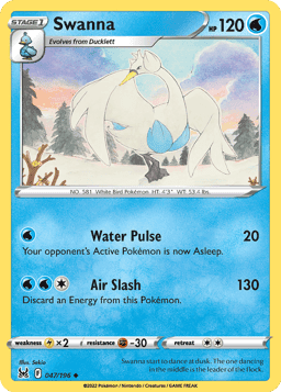 Swanna (Reverse Holofoil • NM)
